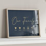 Personalised Gold Family Print, thumbnail 4 of 7