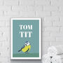 Tom Tit Bathroom Print, thumbnail 3 of 3