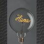 Decorative 'Home' LED Transparent Screw In Light Bulb, thumbnail 2 of 3