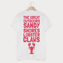 The Great Outdoors Sandy Shores Men’s Slogan T Shirt, thumbnail 1 of 2