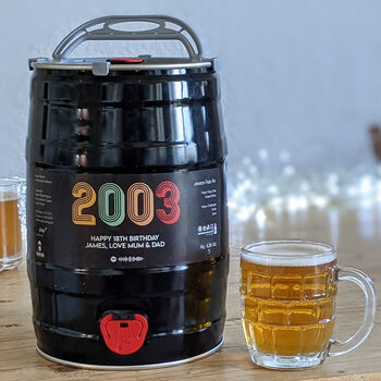 Personalised Milestone Craft Beer Keg, 5 of 6
