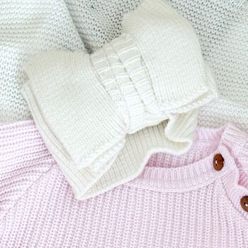 My Mummy's My Valentine Embroidered Personalised New Baby Romper In Four Colours, 9 of 12