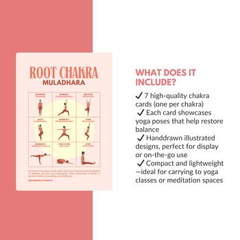 Chakra Yoga Card Set, 7 of 8