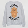 Local Royalty Men's Dog Slogan Sweatshirt, thumbnail 6 of 6