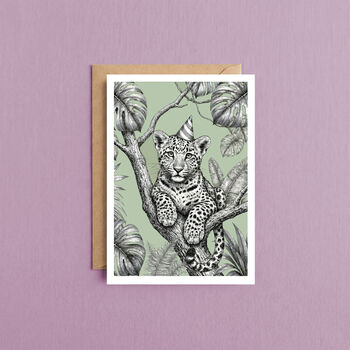 Up In The Canopies Jungle Birthday X4 Card Set, 5 of 9