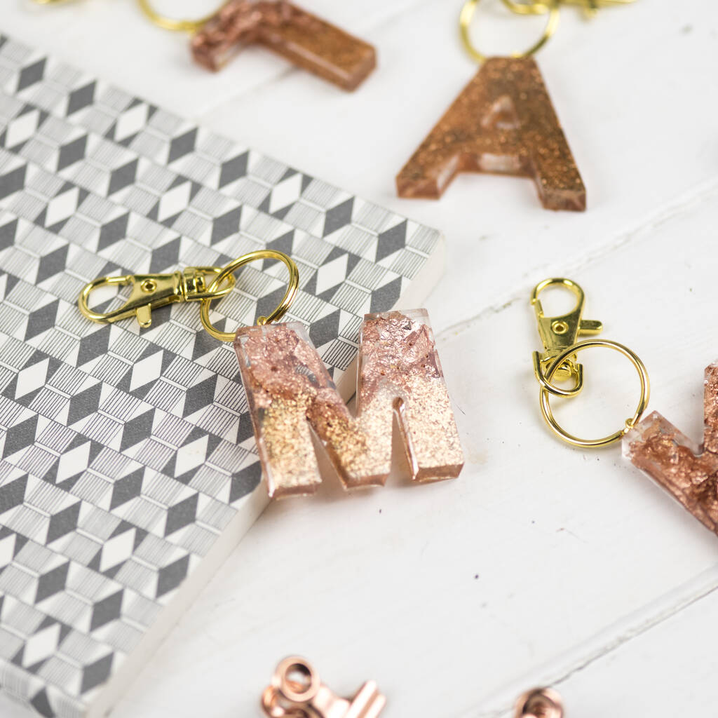Eco Resin Copper Key Ring By Bells and Whistles Make