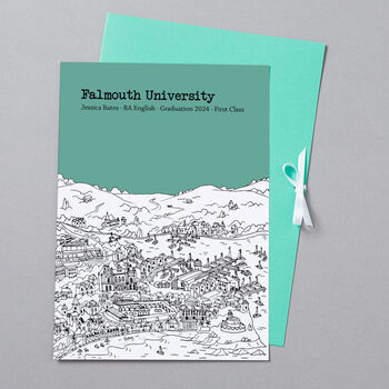 Personalised Falmouth Graduation Print, 7 of 9