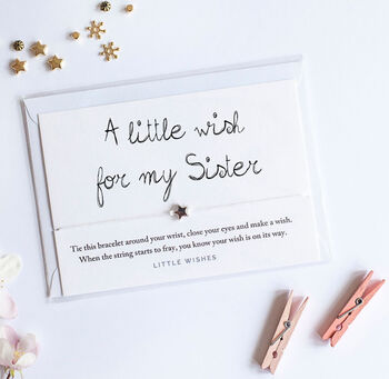 Stay Positive Little Wishes Bracelet And Card, 5 of 12
