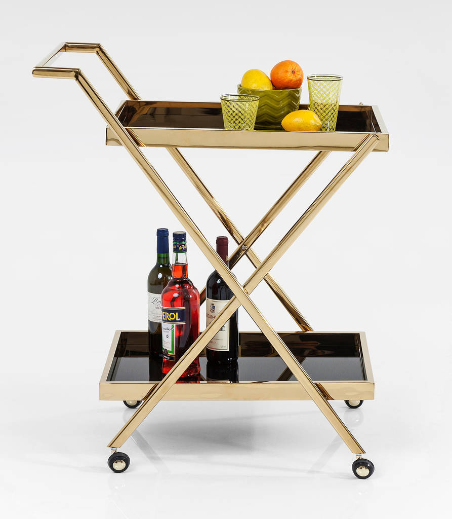 Gold And Black Casino Drinks Trolley By I Love Retro ...