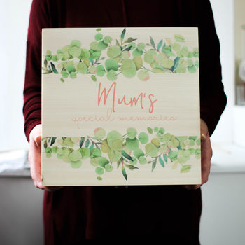 Personalised Mum's Special Memories Keepsake Box, 6 of 11