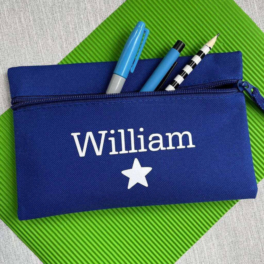 Personalised Stocking Filler Star Pencil Case, 1 of 3
