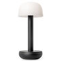 Two Cordless Table Lamp Black With Frosted, thumbnail 2 of 2