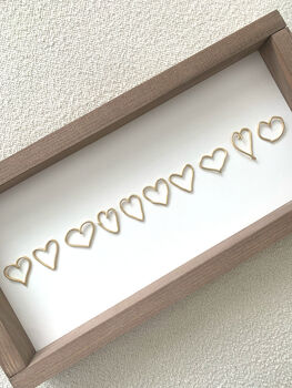 Farmhouse Frame With 3D Hand Drawn Heart, 2 of 4