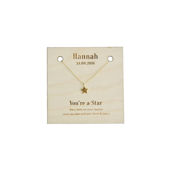 'You're A Star' Personalised Sterling Silver Necklace, 11 of 12