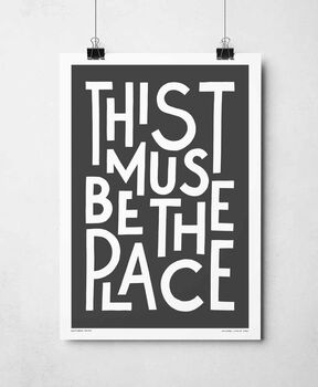 This Must Be The Place Print, 8 of 8