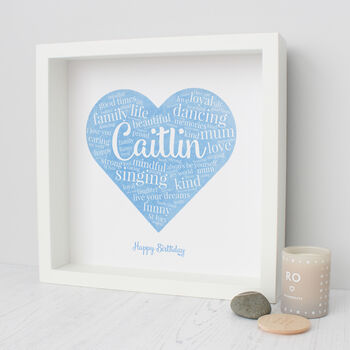 Personalised 21st Birthday Watercolour Word Art Gift, 9 of 10