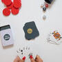 Personalised Foiled Circle Name Playing Cards In A Tin, thumbnail 1 of 8