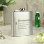 Personalised Groomsman Hip Flask, thumbnail 1 of 4