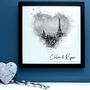 Personalised Watercolour Engagement Framed Print, thumbnail 5 of 7