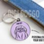 Japanese Chin Outline ID Tag, thumbnail 2 of 4