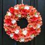 Luxury Candy Pink Rose Christmas Wreath, thumbnail 3 of 4