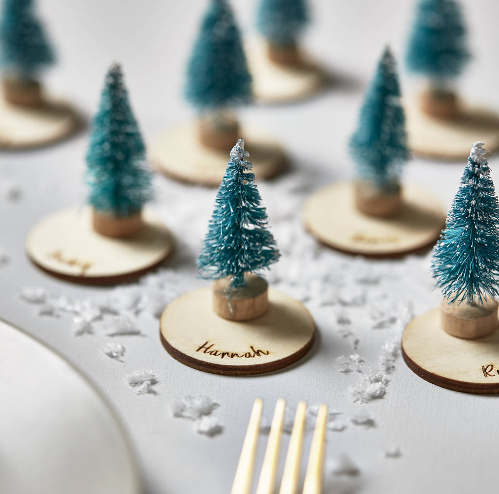 Personalised Christmas Tree Place Setting, 1 of 3