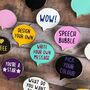 Personalised Design Your Speech Bubble Enamel Pin, thumbnail 1 of 7