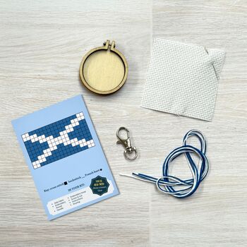 I Love Scotland! Mini Matchbox Cross Stitch Kit, 3 of 5