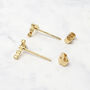 Libra Star Sign Constellation Astrology Tiny Earrings, thumbnail 3 of 4