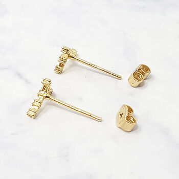 Libra Star Sign Constellation Astrology Tiny Earrings, 3 of 4