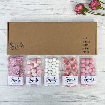 Best Mum In The World Pastel Letterbox Sweets Gift Box, 2 of 5