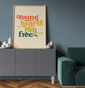 'Young Hearts Run Free', Song Lyrics Print, 5 of 8