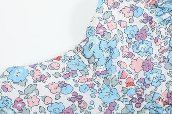 Edith Blue Floral Dress, 4 of 9