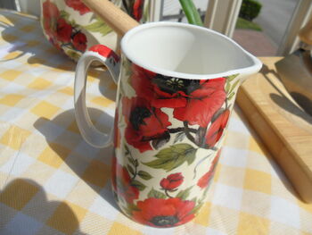Small Jug In Poppy Chintz Design, 6 of 8