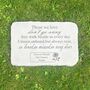 Personalised Large Rose Garden Memorial Stone 38cm X 27cm, thumbnail 7 of 11