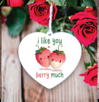 Funny Valentine's Day Strawberry Decoration, 2 of 2