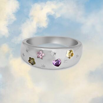 Jewelled Dreams Chunky Ring, 7 of 8