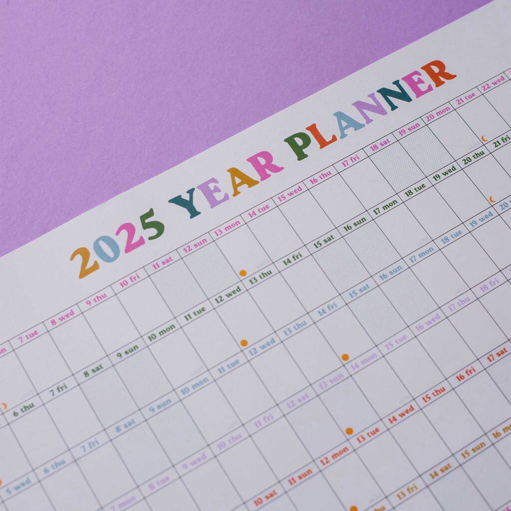 2025 Year Wall Planner Landscape This Is The Year By Good Tuesday