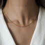 Dana Gold Satellite Chain Necklace, thumbnail 1 of 8