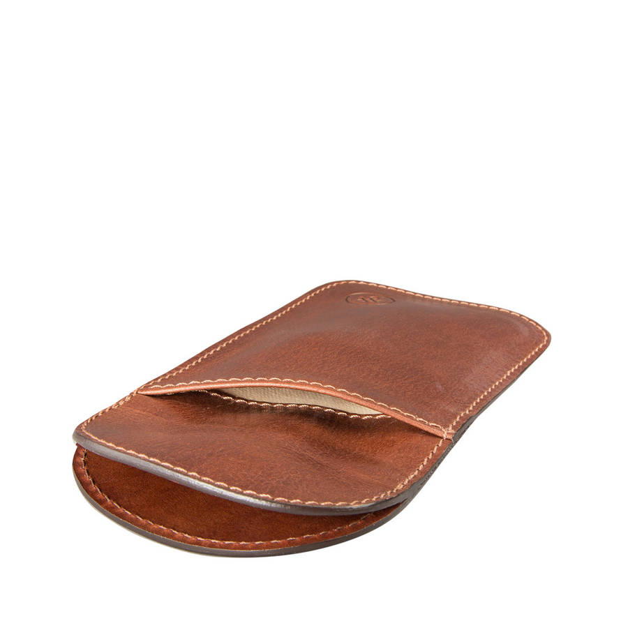 Slim Leather Glasses Case. 'The Rufeno' By Maxwell Scott Bags ...
