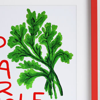 Parsley Herb Print From An Original Painting, 4 of 11