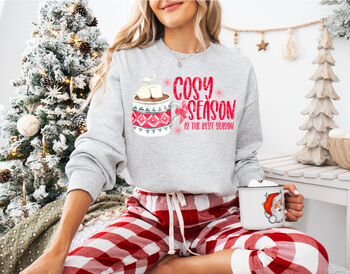 Cosy Season Festive Christmas Jumper For Women, 2 of 8