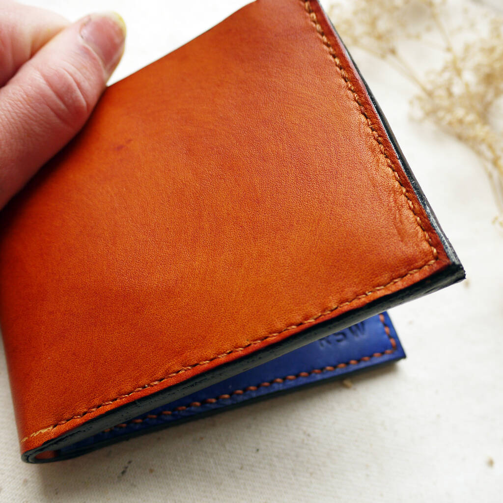 Customisable Leather Wallet By Tori Lo Leather | notonthehighstreet.com