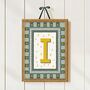 Personalised Initial Print In Neutral Colours, thumbnail 3 of 10