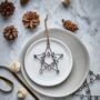 Handmade Metal Hanging Star Decoration, thumbnail 1 of 3