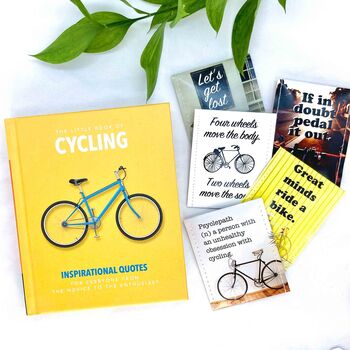 Cyclist Tea And Book Gift Set | Bike Lovers Book Set, 3 of 12