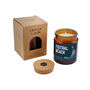 Brown Jar Candle • 'Fistral Beach” • Scented Candle • Cornwall • Coastal • Seaside • Surfing • Holiday • Gift For Her Him • Gift Box, thumbnail 2 of 2