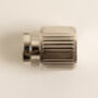 Silver Solid Brass Knurled Kitchen Handles And Knobs, thumbnail 6 of 7