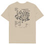 Melbourne Coffee Scene Cotton Embroidered T Shirt, thumbnail 2 of 12