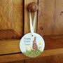 Personalised Easter Bunny Ceramic Decoration, thumbnail 3 of 6